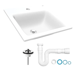 Combo Cuba SS-01 + Sifão e Válvula